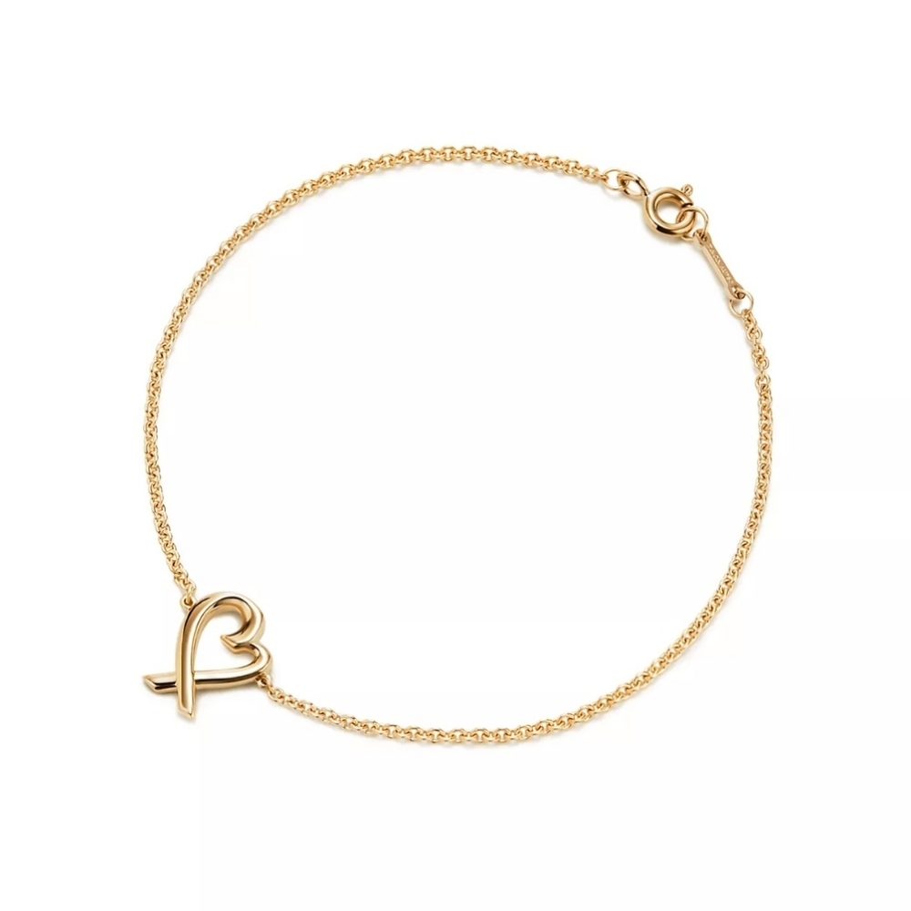 Tiffany & Co. Paloma Picasso 18k Yellow Gold Loving Heart Bracelet - Picture 4 of 6